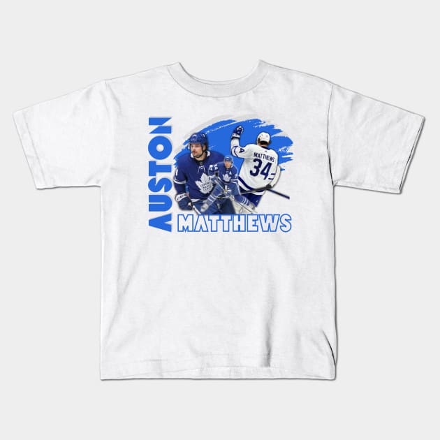 Auston Matthews 90's Kids T-Shirt by Schuylkill Punch